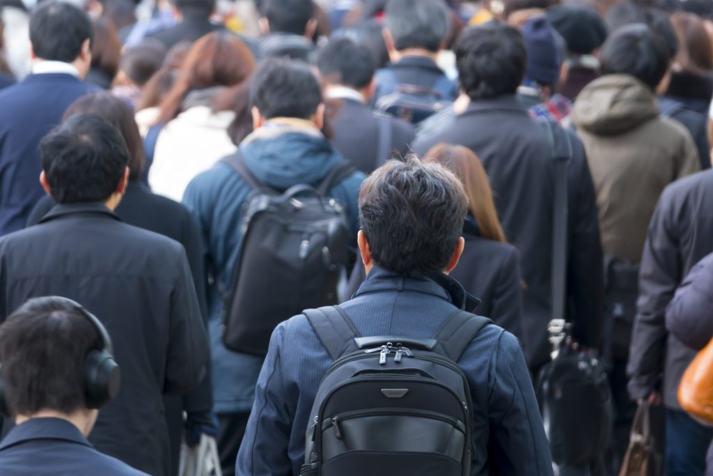 展示会の受付で発生する大行列